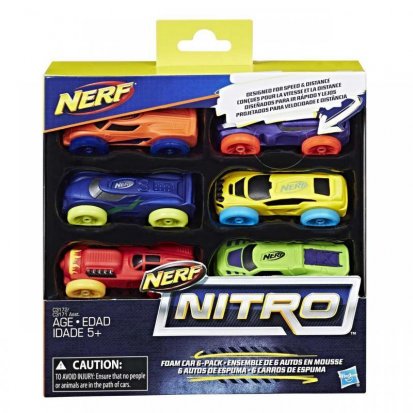 Hasbro NERF Nitro náhradné nitro 6 ks asst