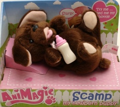 Novonarodené šteniatko Scamp Animagic