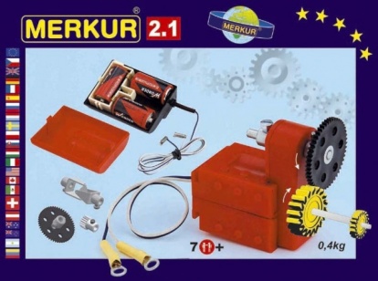 Stavebnice MERKUR M 2.1 elektromotorček