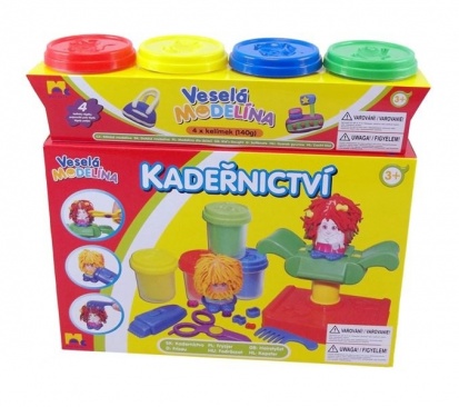 Plastelína kadernícky set + 4x140g