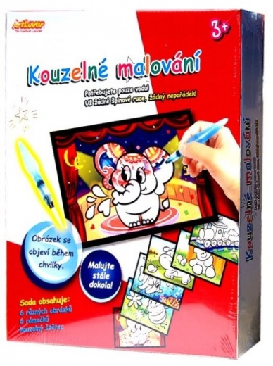 Kúzelné maľovanie - Štetcom plneným vodou