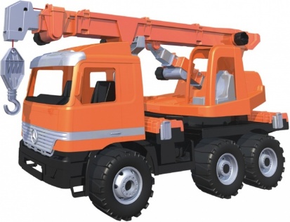 Autožeriav 3osý, oranžový
