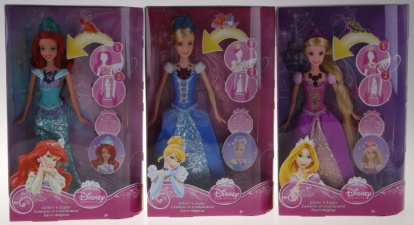 Mattel Disney svietiace tanečnice