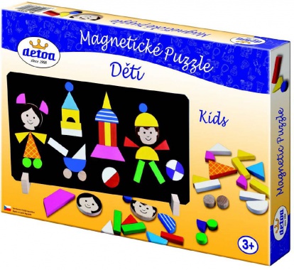 Detoa Magnetické puzzle deti