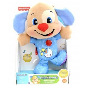 Fisher Price uspávací psík do postieľky česká verzia