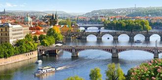 Puzzle Castorland - Praha mosty cez Vltavu