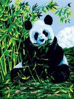 Maľovanie podľa čísel na plátno - Panda