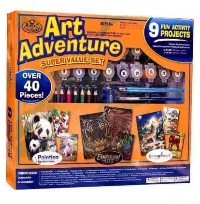 Art Adventure - veľká sada tvorenie - oranžová