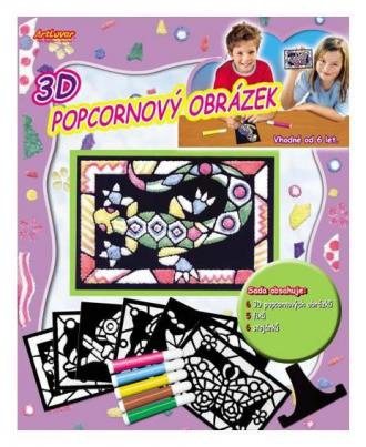 3D pukancová obrázky - 6ks