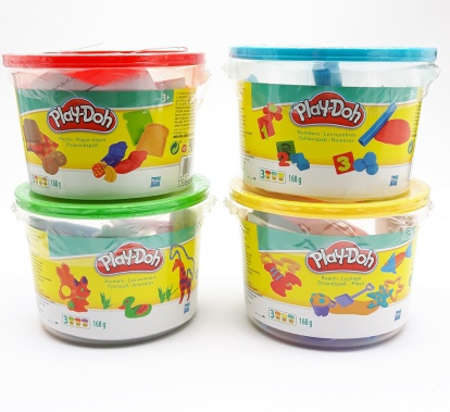 Play Doh kýblik s 3.kelímky a doplnky