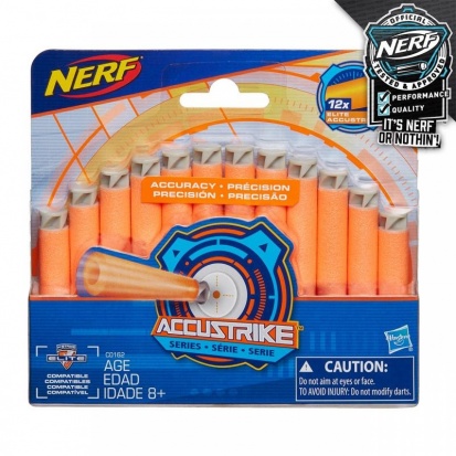 Hasbro NERF Accustrike náhradné šípky 12 ks