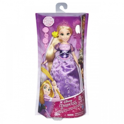 Disney Princess bábika s vlasovými doplnkami asst