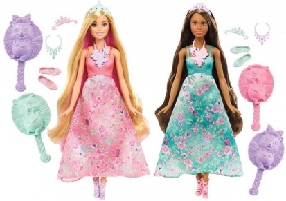 Mattel Barbie kúzelné farebné vlasy