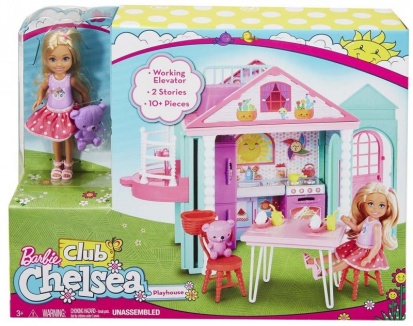 Mattel Barbie Chelsea a domček