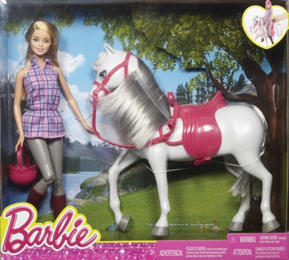 Mattel Barbie bábika s koňom