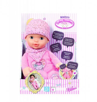 Zapf Creation Baby Annabell Newborn s tlkotom srdca