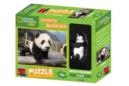 3D Puzzle Panda 100 dielikov figúrka