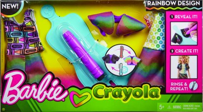 Mattel Barbie DIYcrayola magický vzor