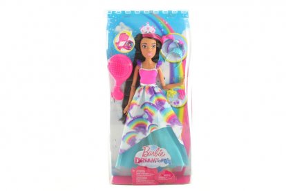 Mattel Barbie vysoká dlhovláska brunetka