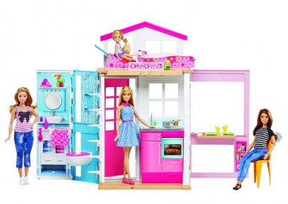 Mattel Barbie dom 2v1 a bábika