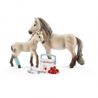 Schleich Set prvej pomoci pre islandskej žriebä a kobyla