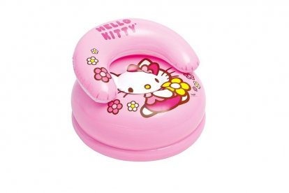 INTEX 48508 Nafukovacie detské kreslo Hello Kitty