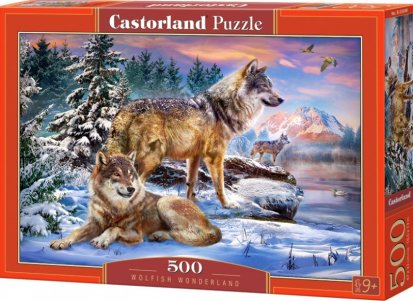 Puzzle Castorland - Vlčí ríše