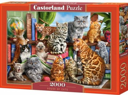 Puzzle Castorland - Mačacie dom
