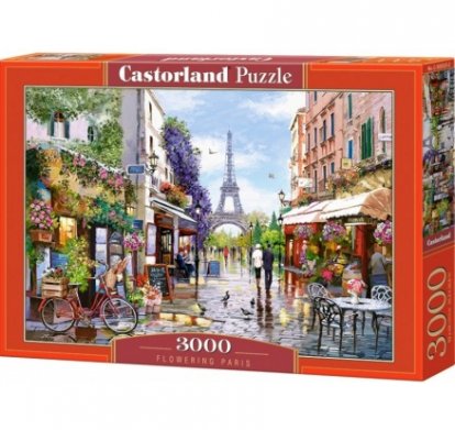 Puzzle Castorland - Kvetinová Paríž