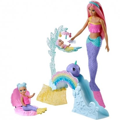 Mattel Barbie Dreamtopia herný set s morskou vílou