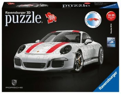 Ravensburger Porsche 911R; 3D, 108 dielikov