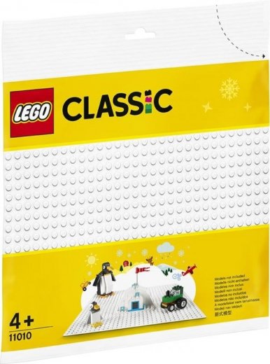 LEGO Classic 11010 Biela podložka na stavanie