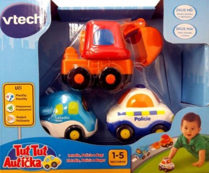 Vtech Tut Tut autíčka - sada 1 CZ