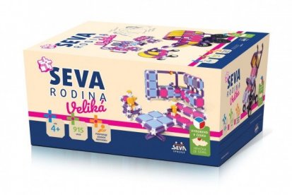 Stavebnica Seva plast Rodina Veliká 915ks