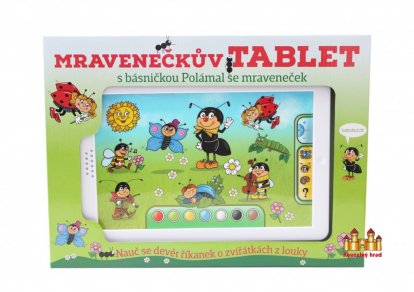 Teddies Mravenečkův tablet so zvukom