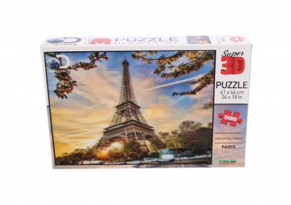 3D Puzzle Paríž 500 dielikov