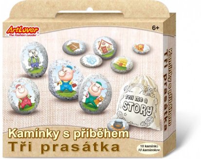 Kamienky s príbehom - Tri prasiatka