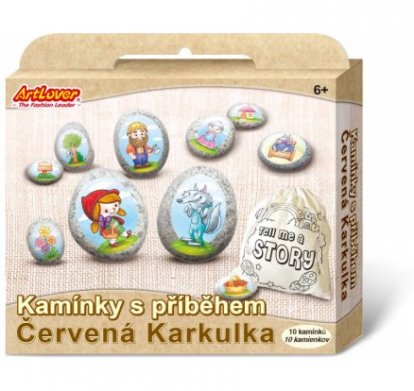 Kamienky s príbehom - Červená Čiapočka