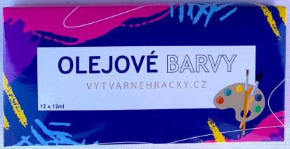 Olejové farby 12x12 ml