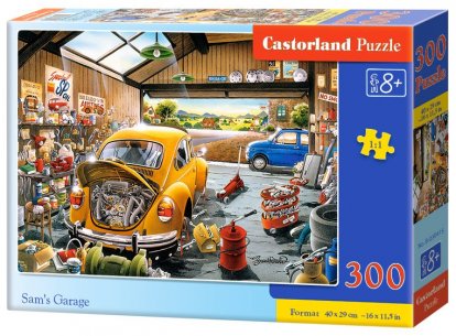 Puzzle Castorland 300 dílků- Samova garáž
