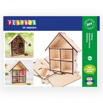 Drevený domček pre hmyz PlayBox
