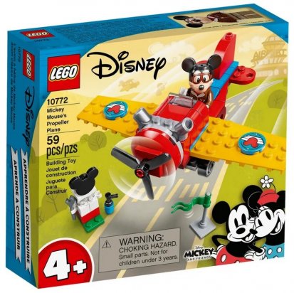 Lego Disney 10772 Myšiak Mickey a vrtuľové lietadlo