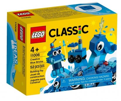LEGO Classic 11006 Modré kreatívne kostičky