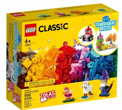 LEGO Classic 11013 Priehľadné kreatívne kocky