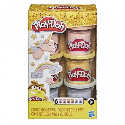 Hasbro Play-Doh Metallics COMPOUND COLLECTION