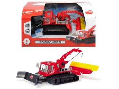 Dickie Kovová rolba Snow Hero 23 cm