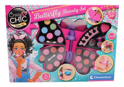 Clementoni Crazy CHIC - Make-up sada motýľ