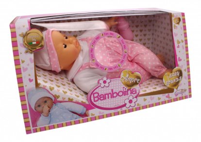 Alltoys Bábätko Bambolina 36 cm so zvukmi a doplnkami