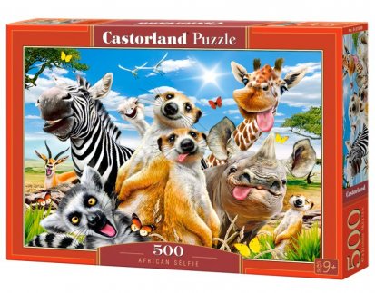Puzzle Castorland 500 dielikov - African Selfie
