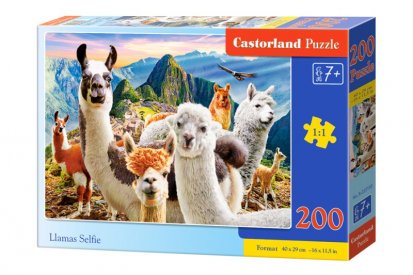 Puzzle CASTORLAND 200 dielikov - Lamy